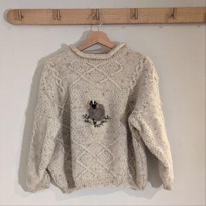Wool sheep sweater